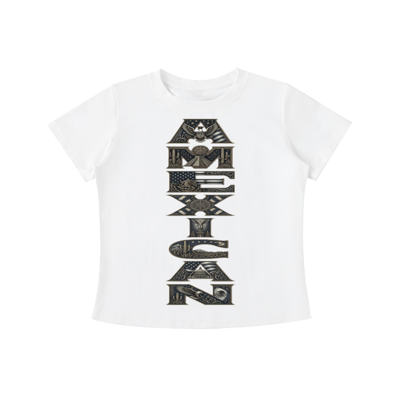 AMEXICAN Vintage Wash Slim Fit T-shirt