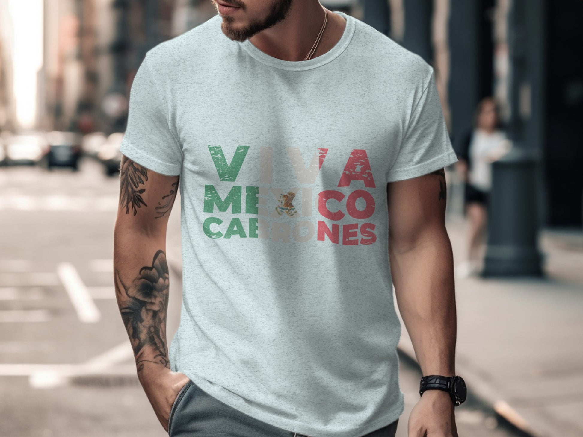 Viva Mexico Cabrones Graphic T-shirt product