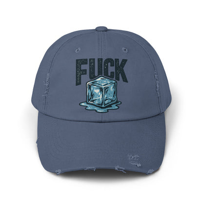 Ice Cube Design Blue Unstructured Dad Hat product