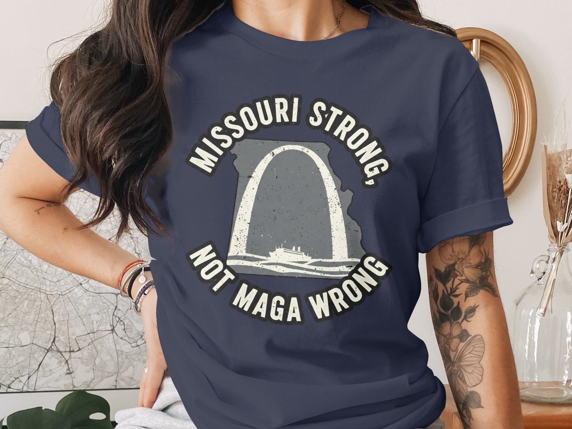 Missouri Strong Not Maga Wrong T-shirt product