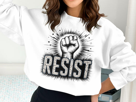 Empowering Resist Graphic Statement Sweatshirt product