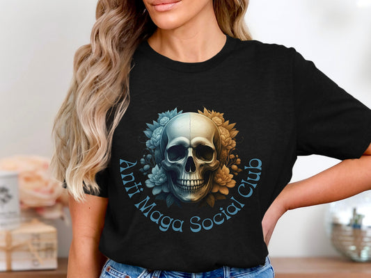Anti Maga Social Club Skull Graphic Shirt product