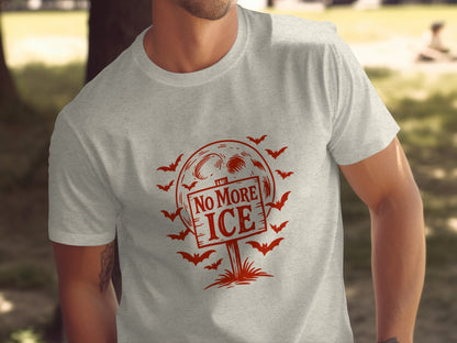 No More ICE Halloween Themed Bats T-shirt product type