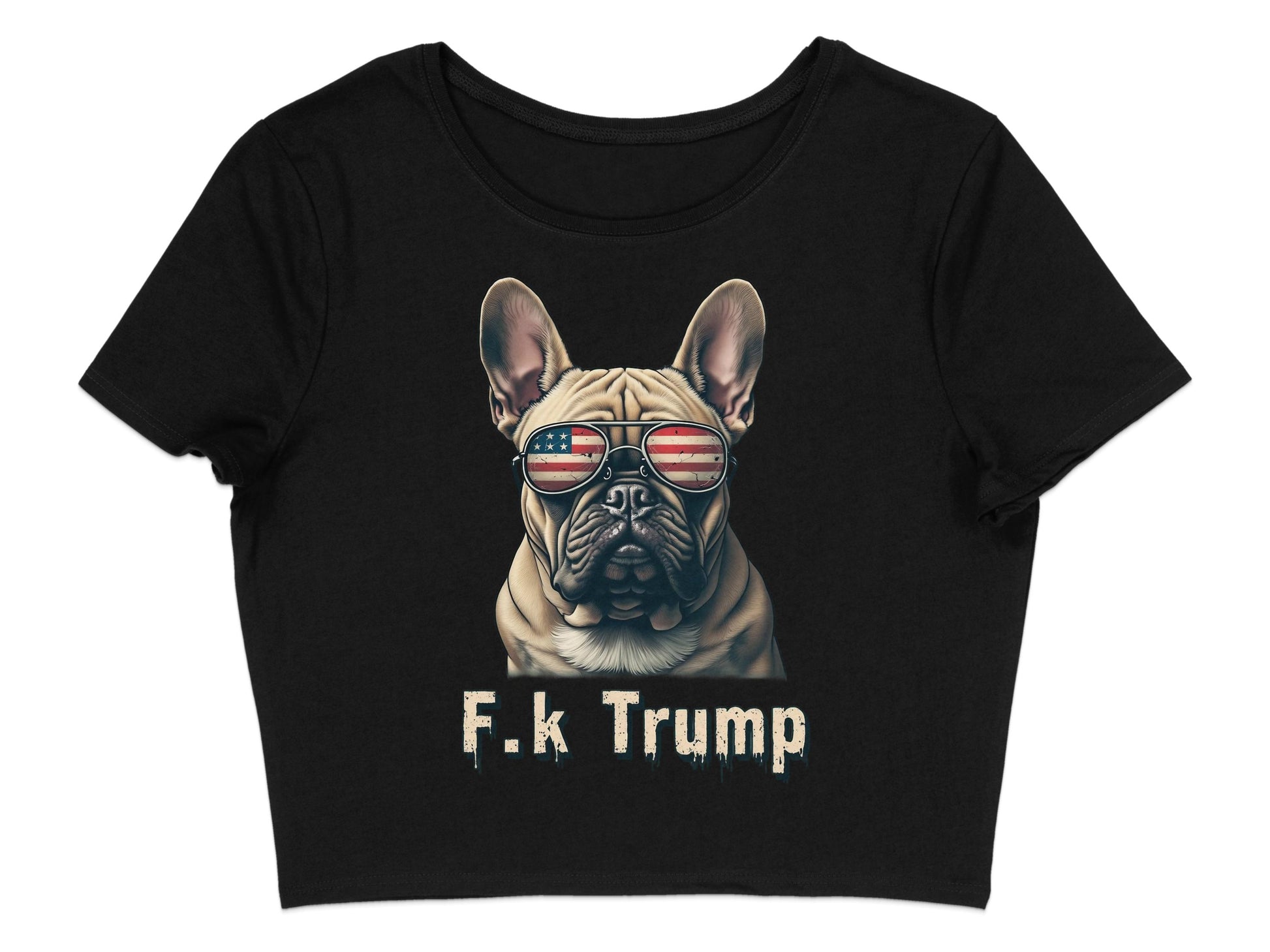 F.k Trump Dog With Sunglasses Graphic Shirt product