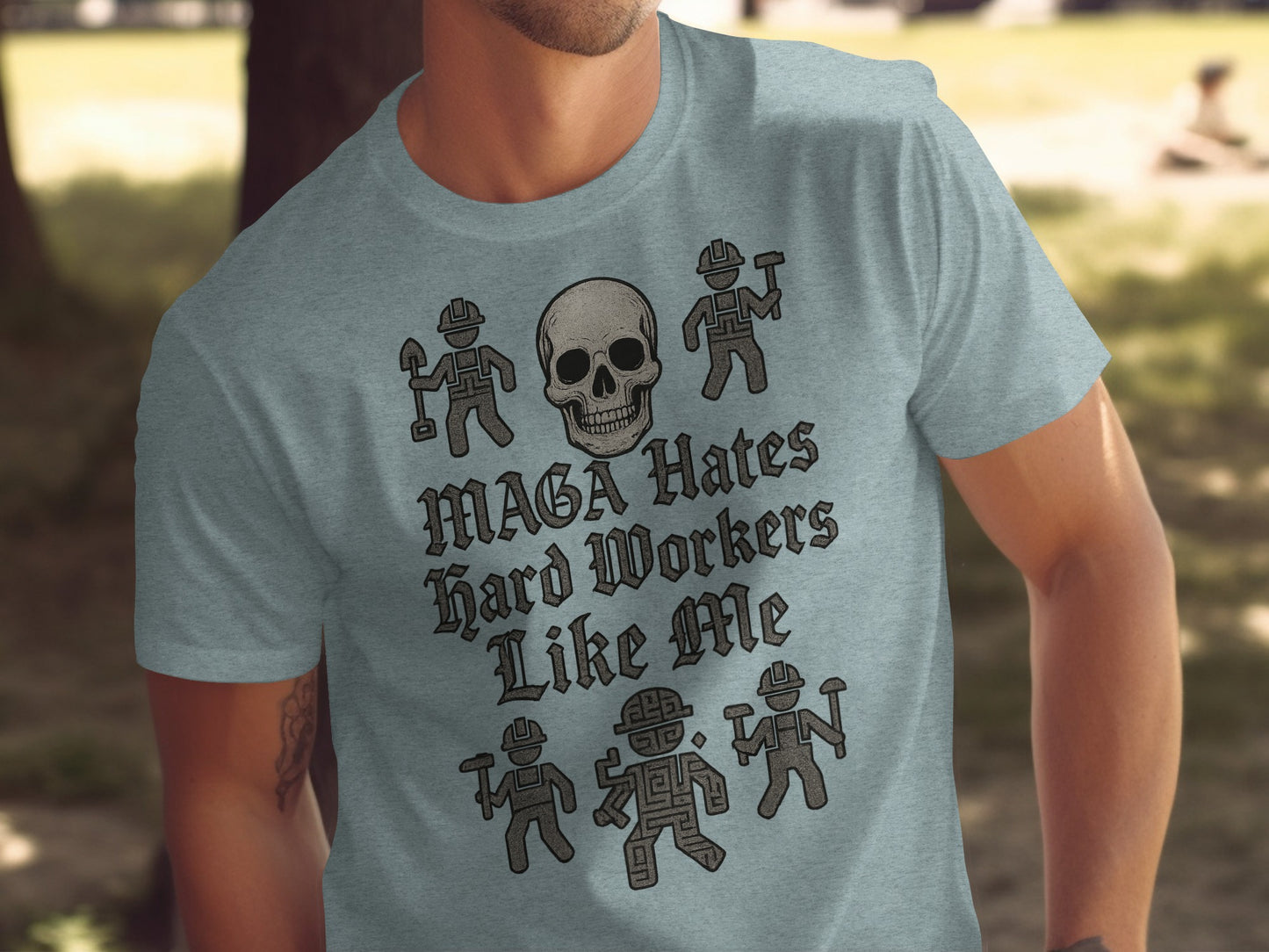 Skull and Robots Design Statement Apparel