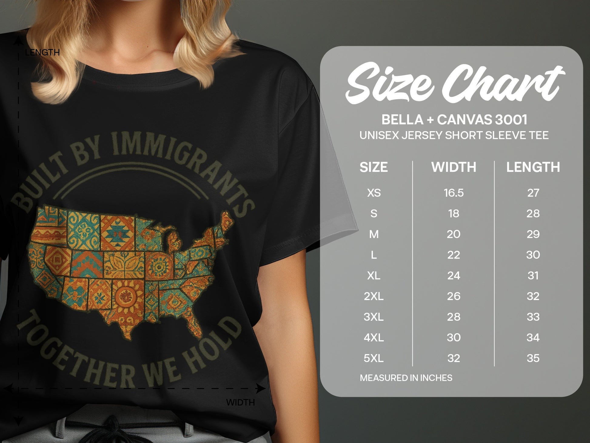 Built By Immigrants Together We Hold Tee product