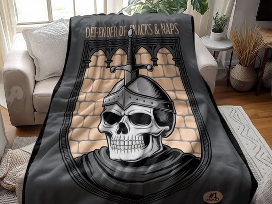 Defender of Snacks and Naps Blanket product type