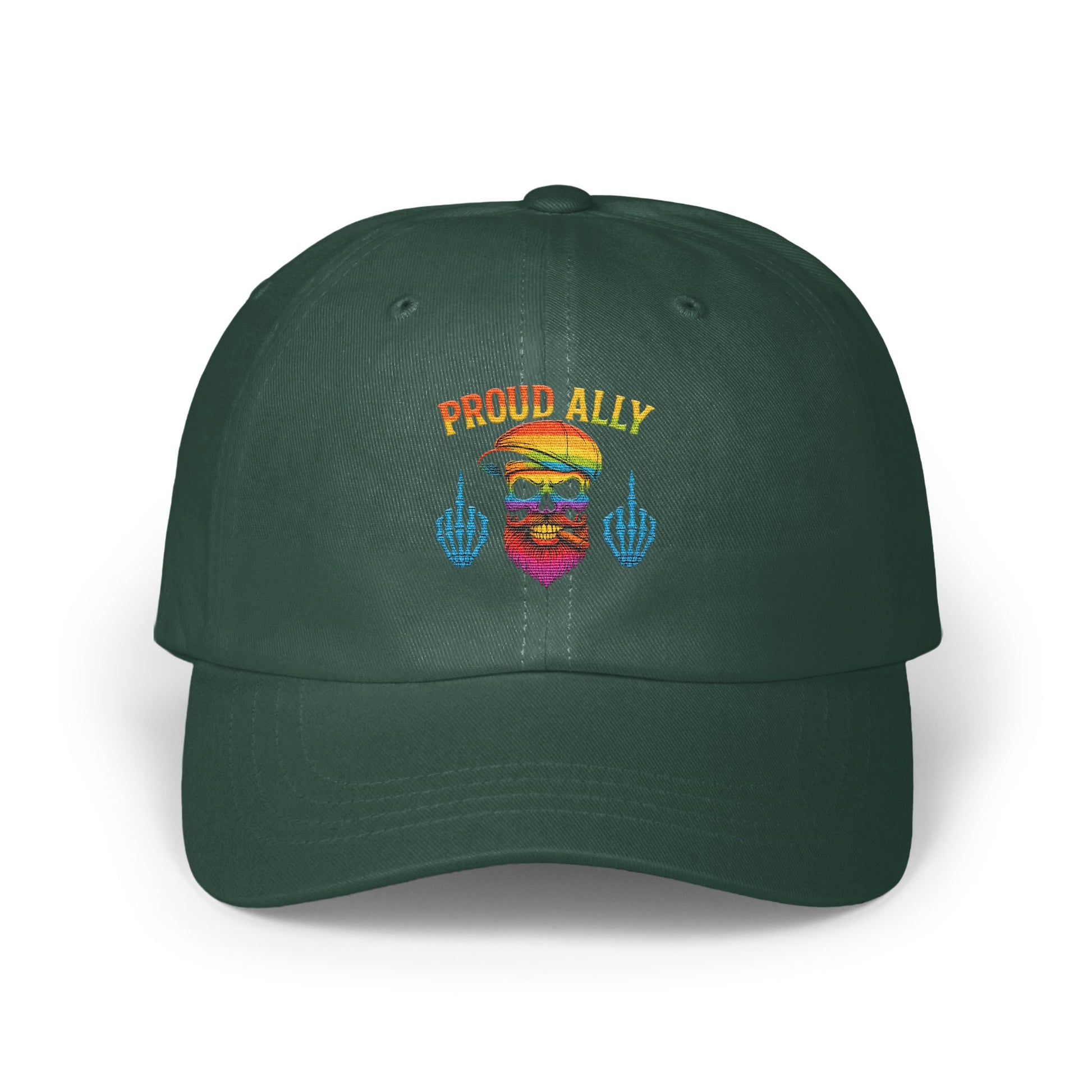 Proud Ally Colorful Design Embroidered Cap product type