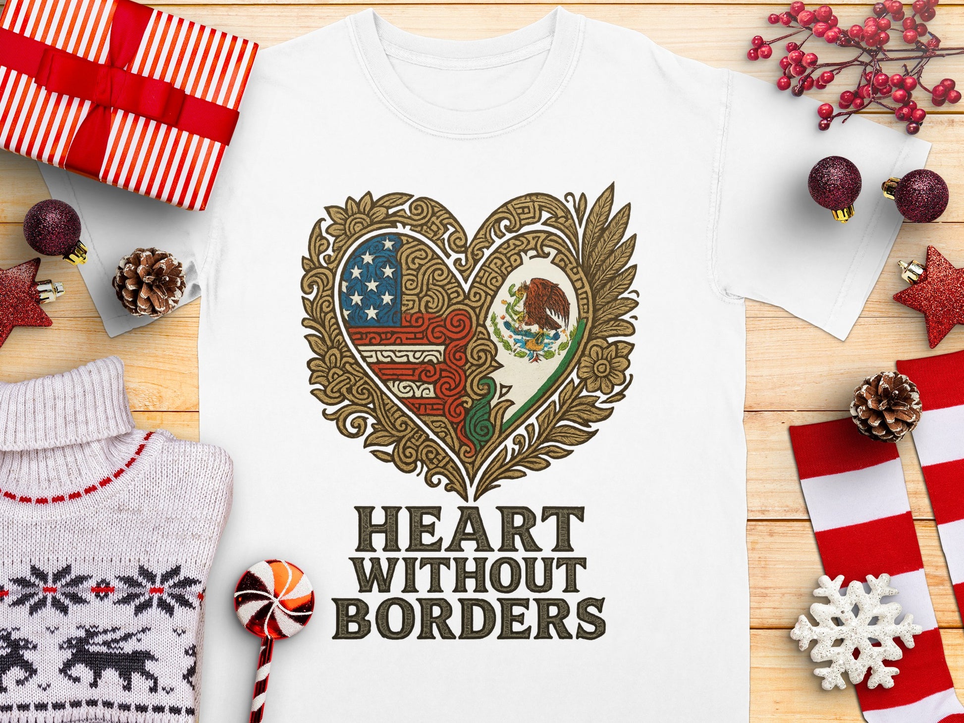Heart Without Borders Graphic T-Shirt Product