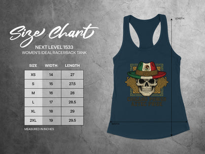 Chicano Power Aztec Pride Women's Ideal Racerback Tank