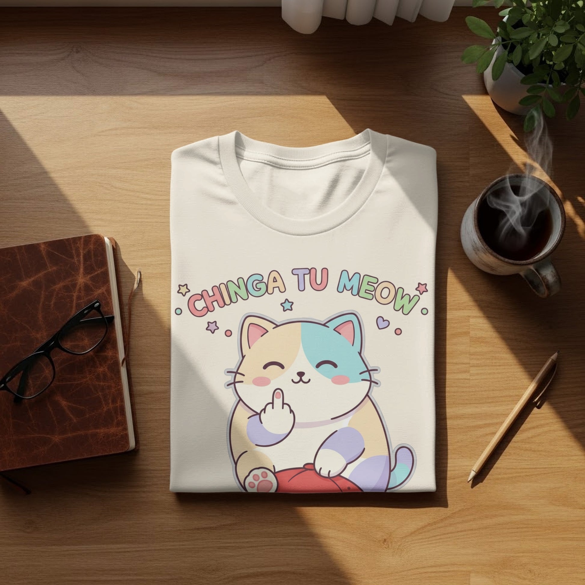 Chinga Tu Meow Funny Cat Middle Finger product type