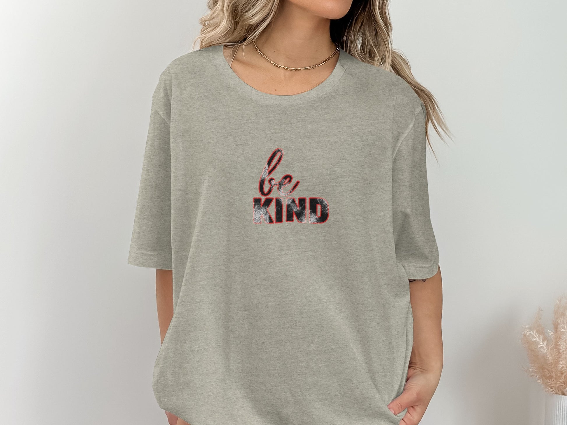 Be Kind Graphic T-Shirt with Simple Design