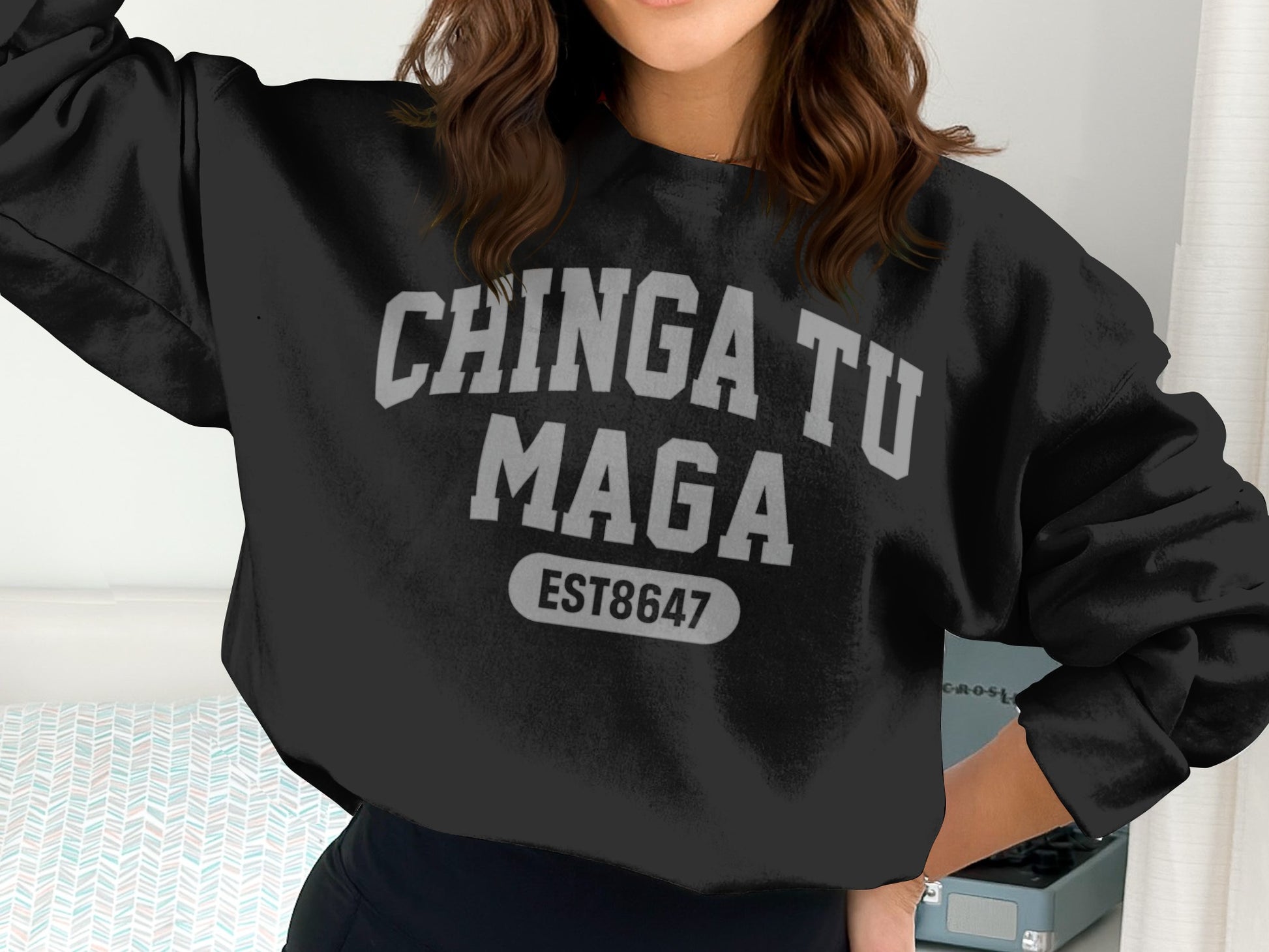 CHINGA TU MAGA EST8647 Print Casual Clothing Product