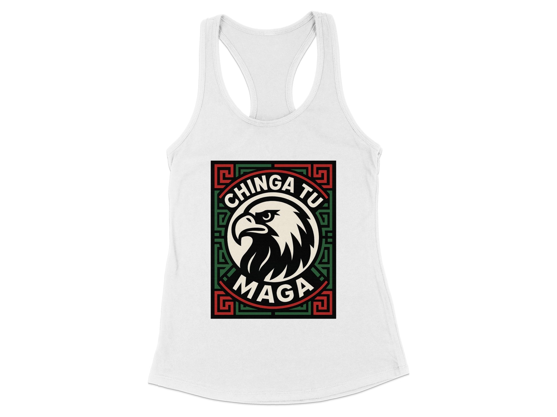 Chinga Tu Maga Graphic Tank Top Design Shirt