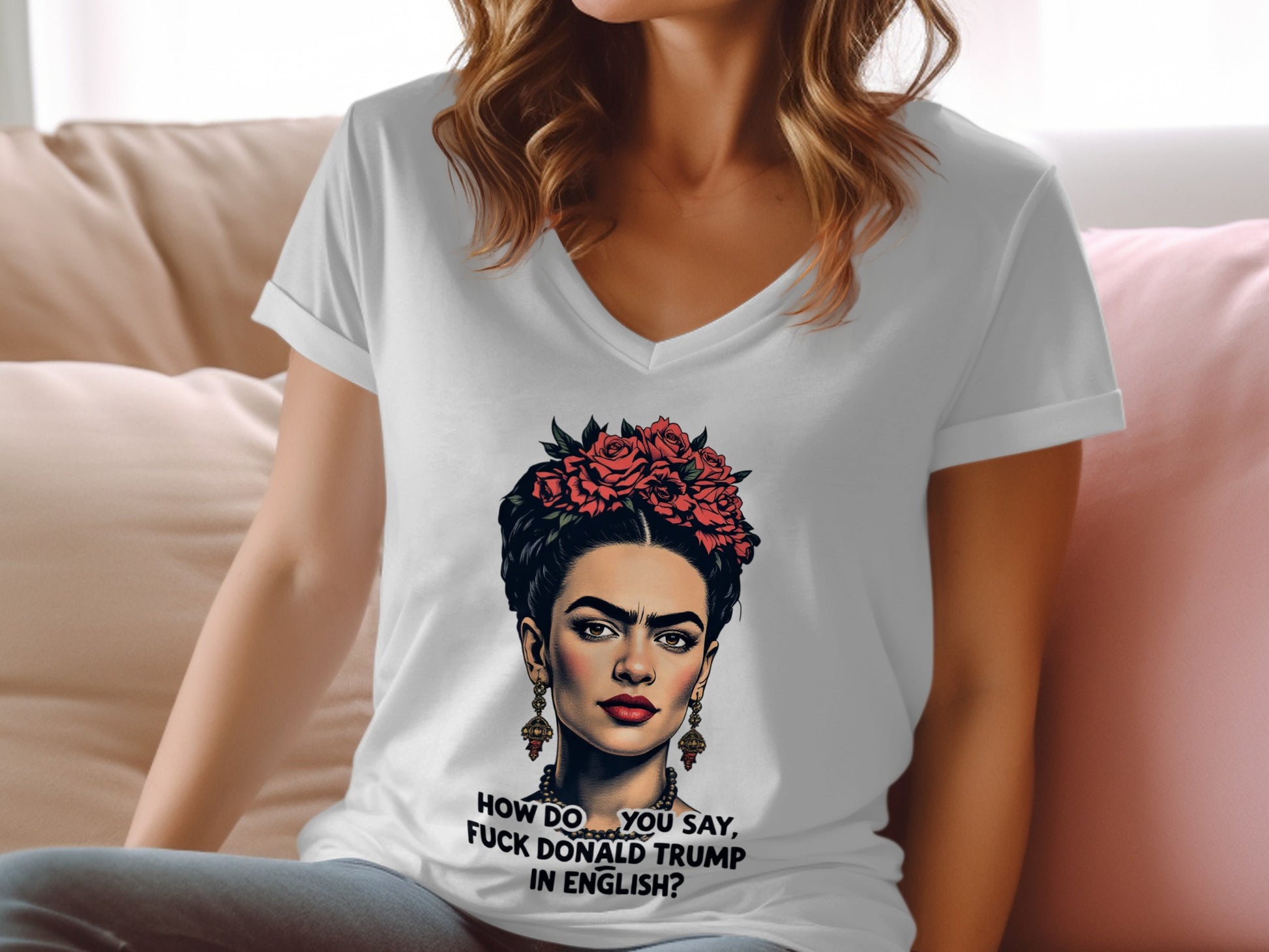 How Do You Say F*** Donald Trump Frida Kahlo Shirt