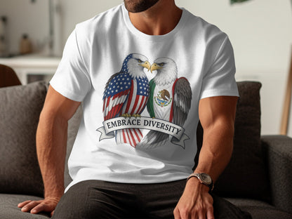 Embrace Diversity Bald Eagle Graphic T-shirt product