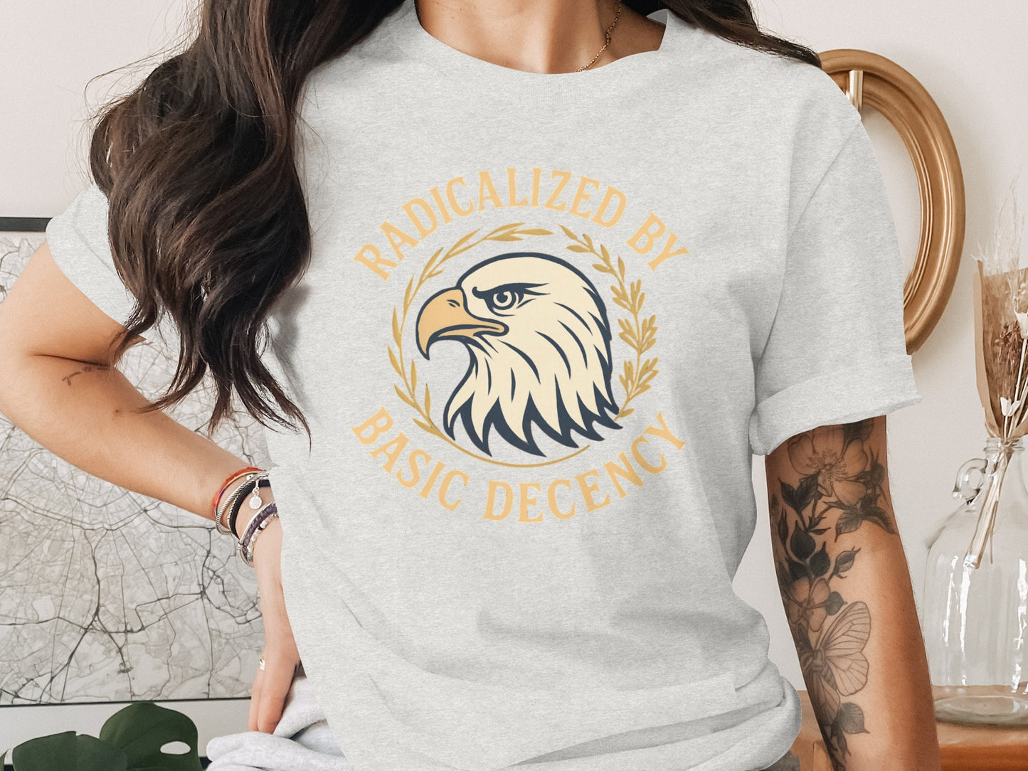Radicalized by Basic Decency Graphic Tee product