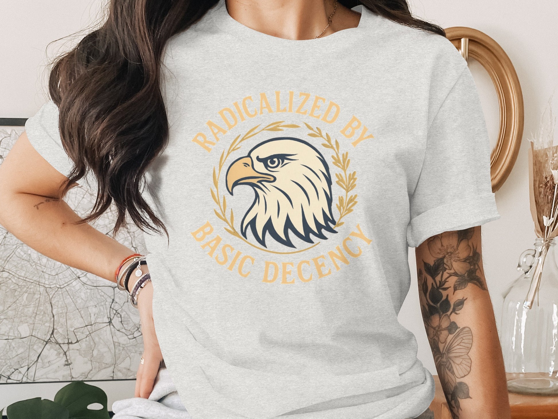 Radicalized by Basic Decency Graphic Tee product