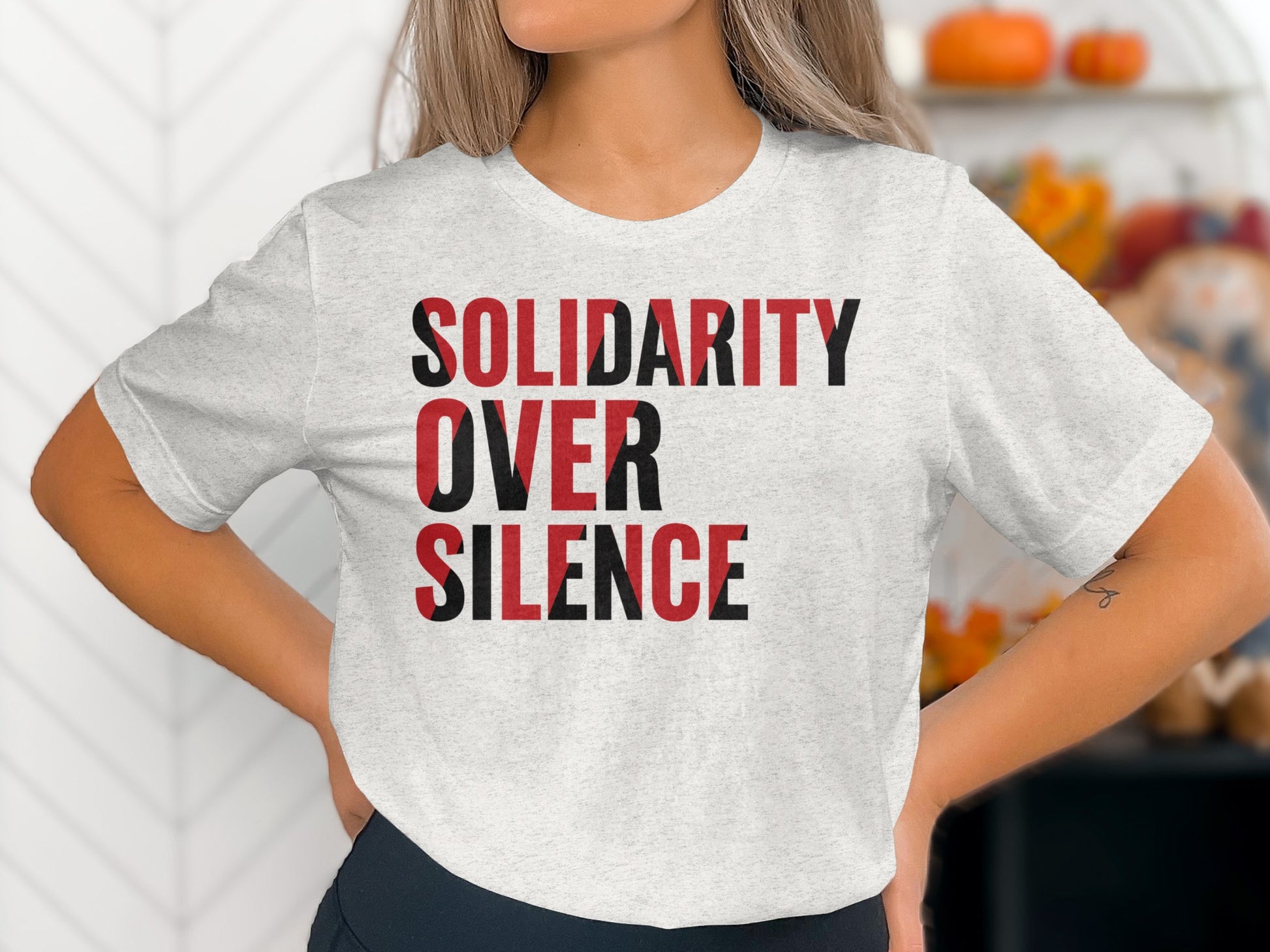 Solidarity Over Silence Statement Shirt