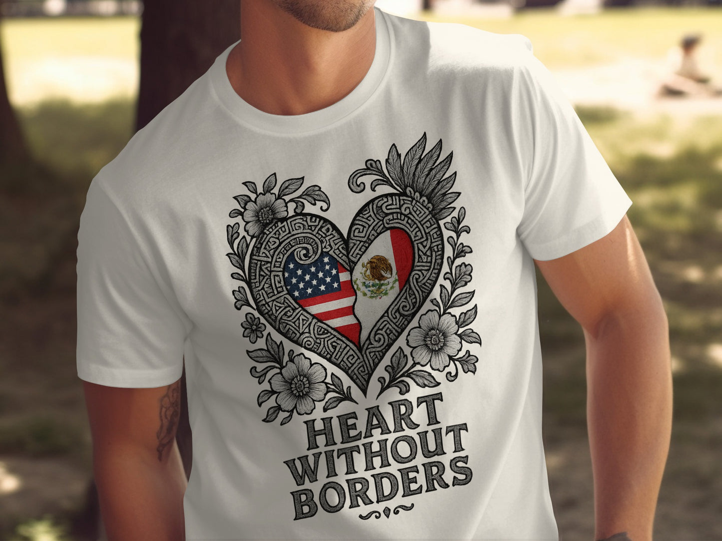 Heart Without Borders Inspirational T-Shirt