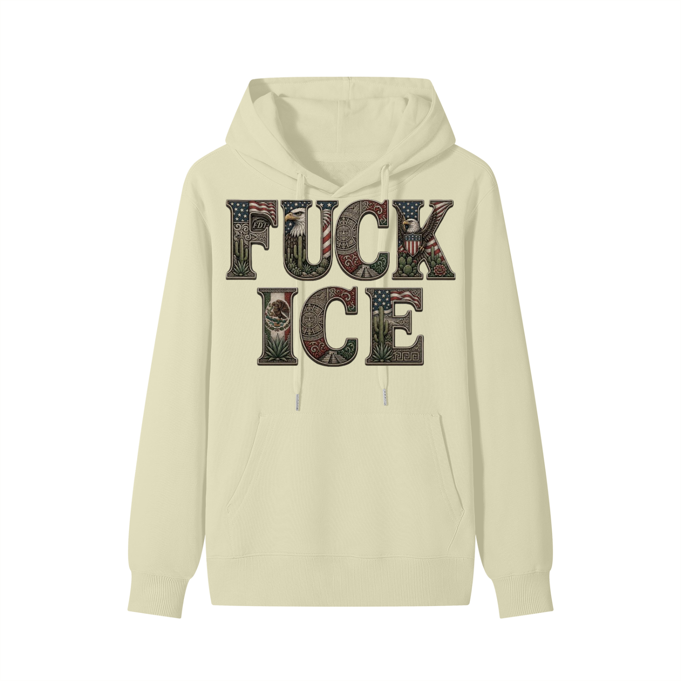 Fuck Ice & Amexican Pride Classic Unisex Cotton Hoodie