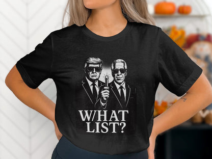 What List Graphic Tee Fun and Edgy Tshirt Product Type