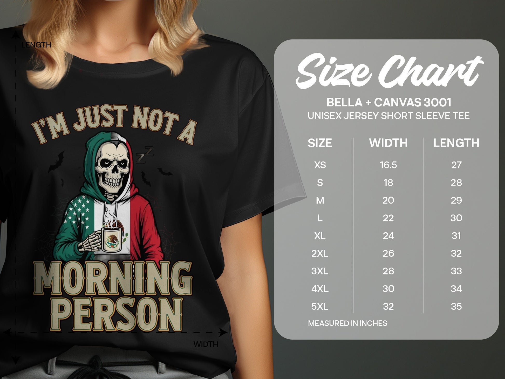Not A Morning Person Graphic Tee Shirt product type