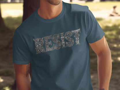 RESIST Graphic Tee Shirt design short sleeve shirt product