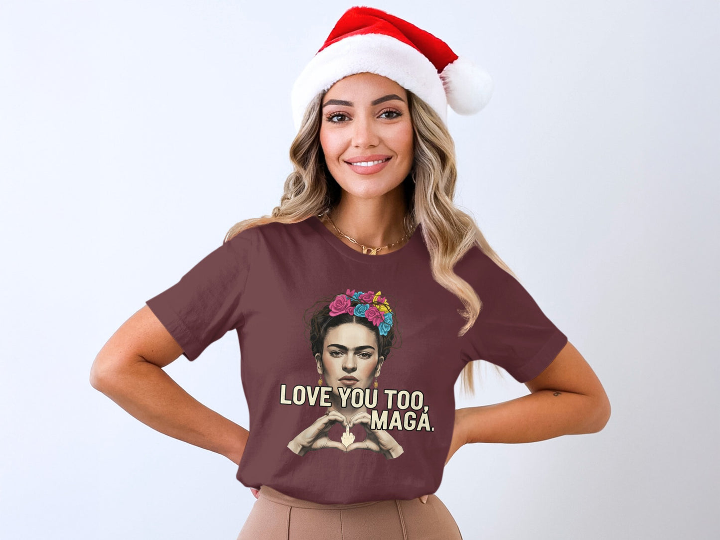 Love You Too MAGA Statement Design T-Shirt