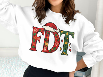 Holiday Spirit Themed Christmas Sweatshirt