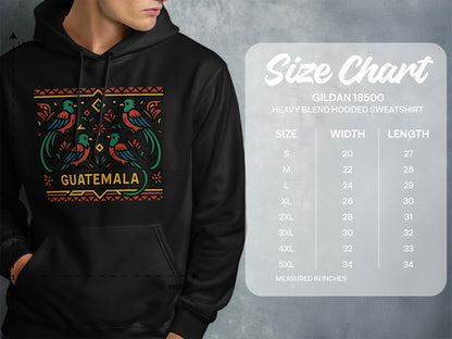 Guatemala Bird Design on Heavy Blend Hooded Sweatshirt product