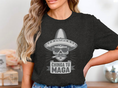 Chinga Tu Maga Graphic T Shirt Funny Statement product