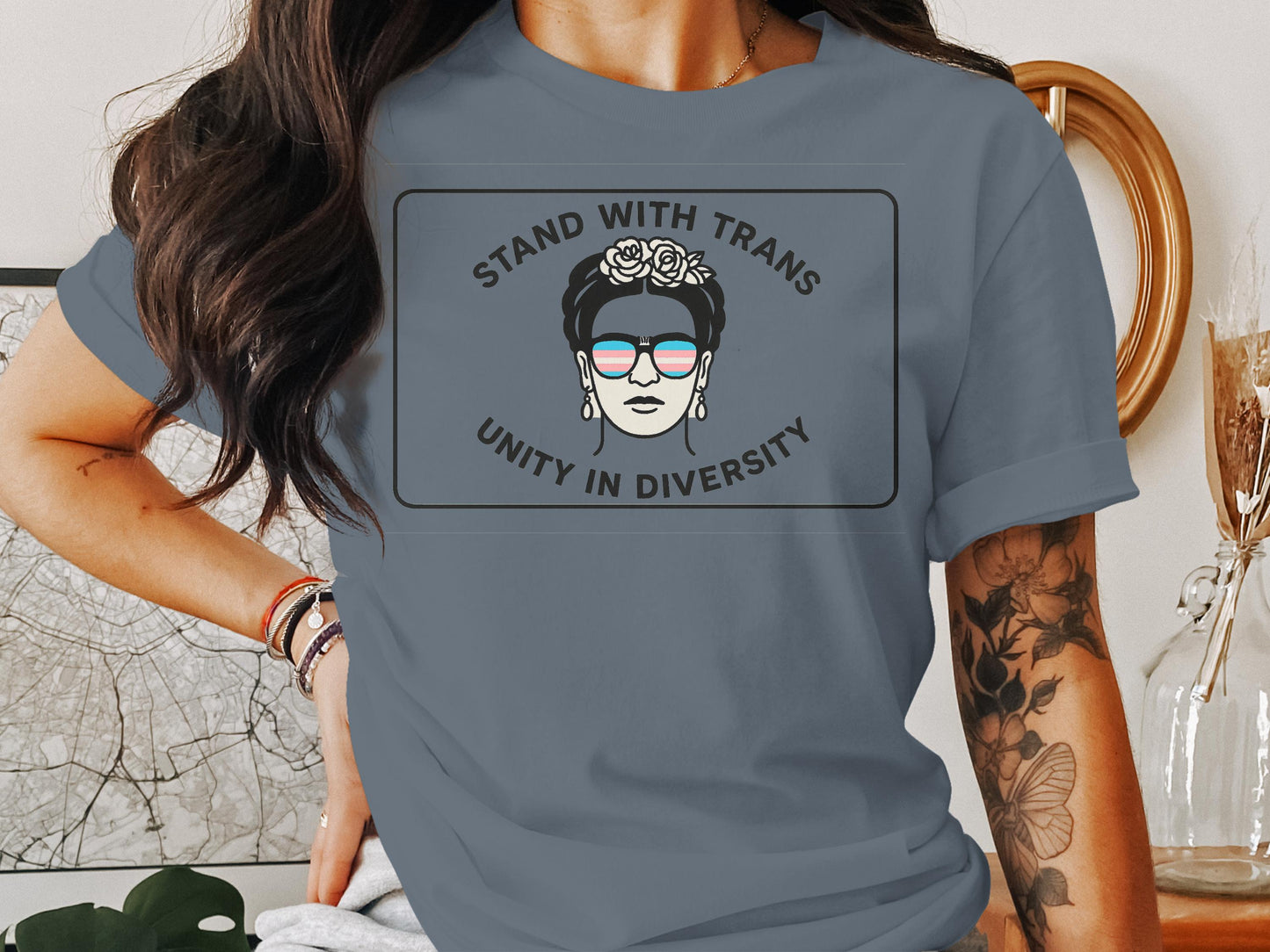 Stand With Trans Unity In Diversity T-shirt product type