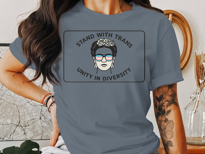 Stand With Trans Unity In Diversity T-shirt product type