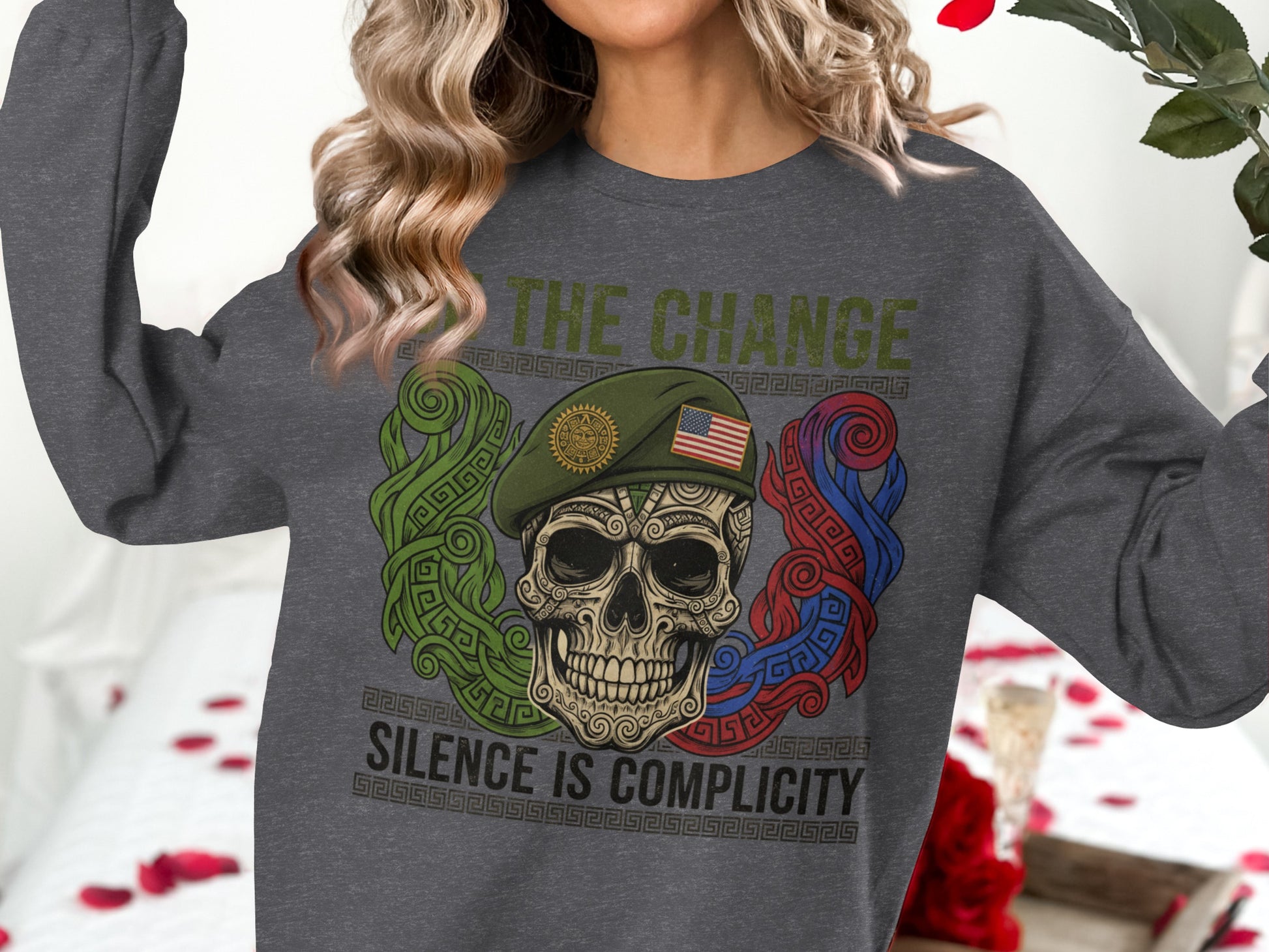 The Change Silence Is Complicity Sweatshirt Product