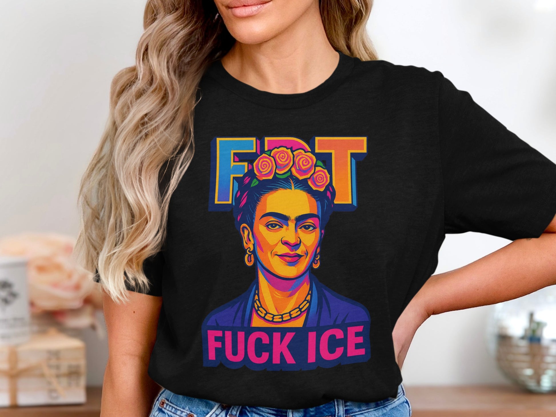 Feminist Frida Kahlo Graphic Statement T-Shirt product