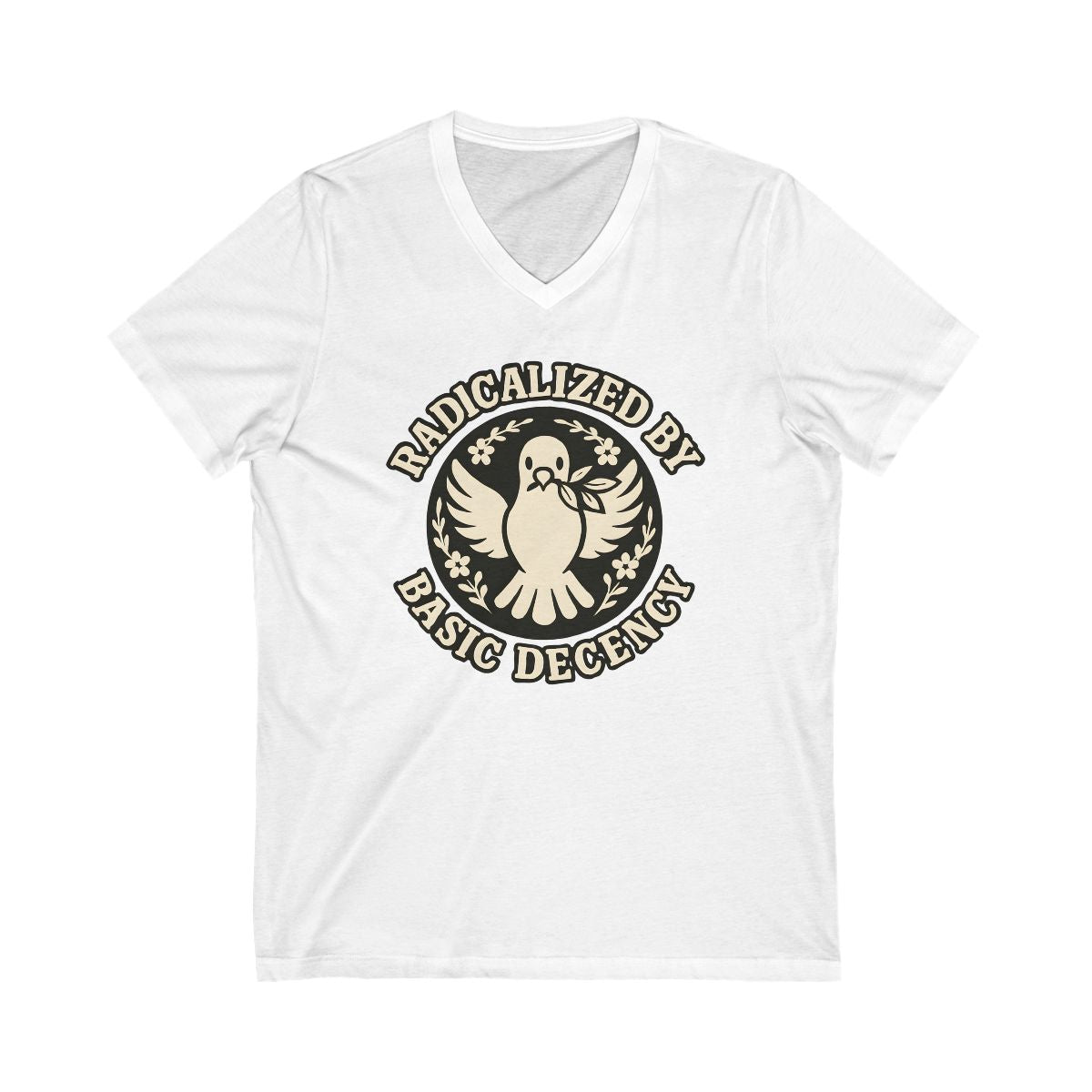 Radicalized By Basic Decency Printed T-Shirt Product