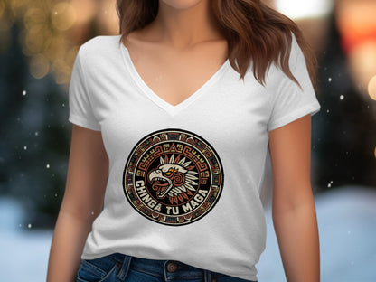 Pachuca Magician Design V Neck Shirt product type