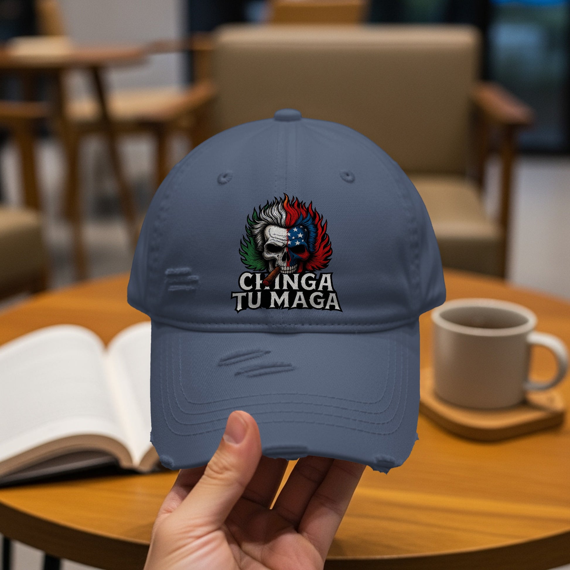 Chinga Tu Maga Baseball Cap Patriotic Hat product