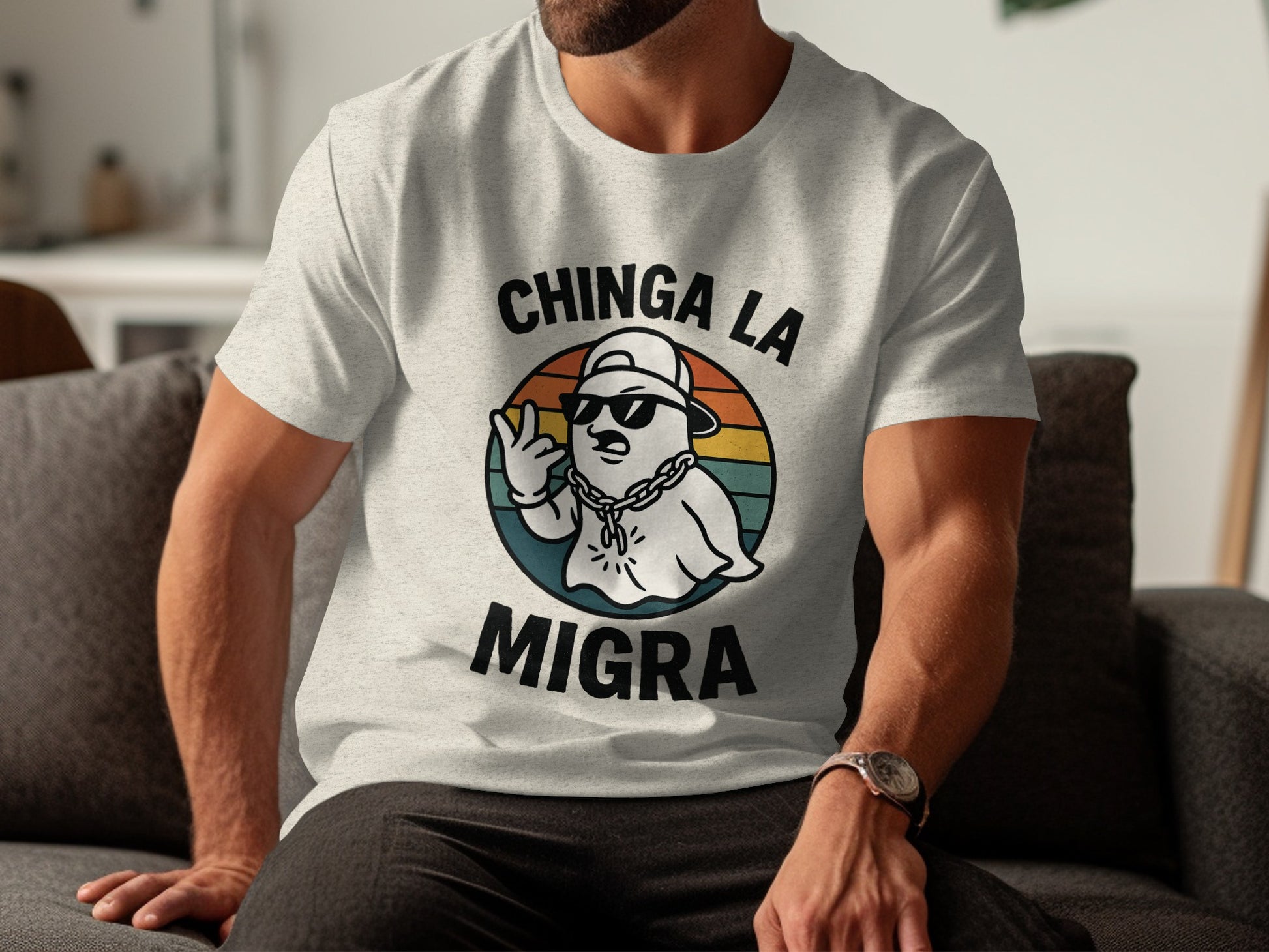 Chinga La Migra Graphic T-Shirt casual wear product