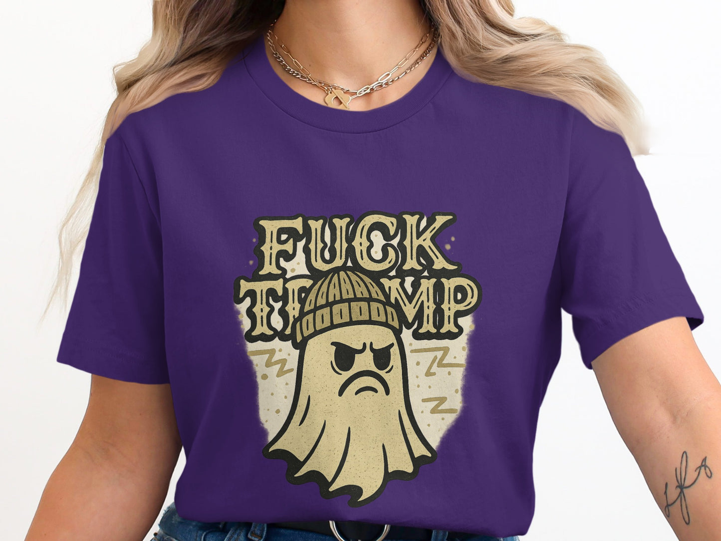 F*ck Trump Angry Ghost Graphic T-Shirt product