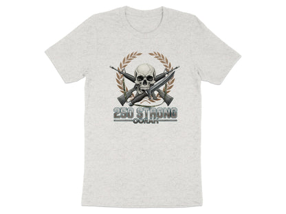 250 Strong Oorah Skull and Rifles T-Shirt