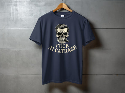Fuck Alcatrash Skull Graphic Tee Shirt product type