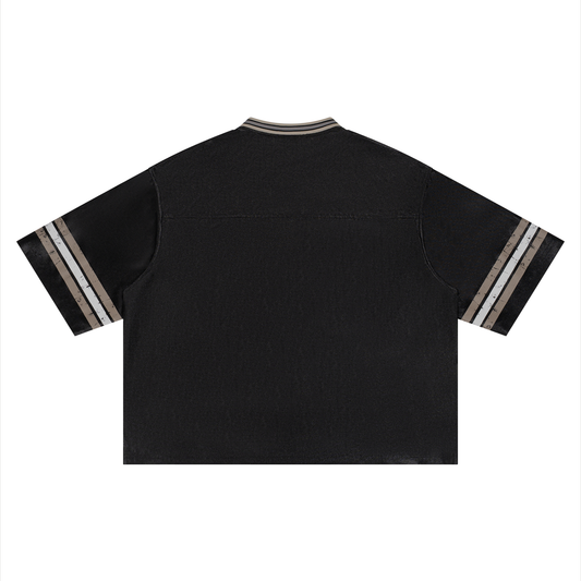 Unisex Boxy Striped Soccer Jersey