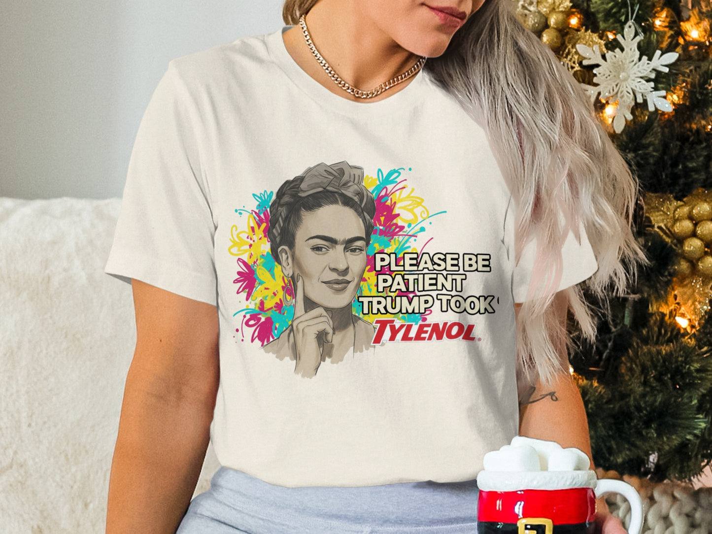 Colorful Artistic Graphic Statement T-Shirt