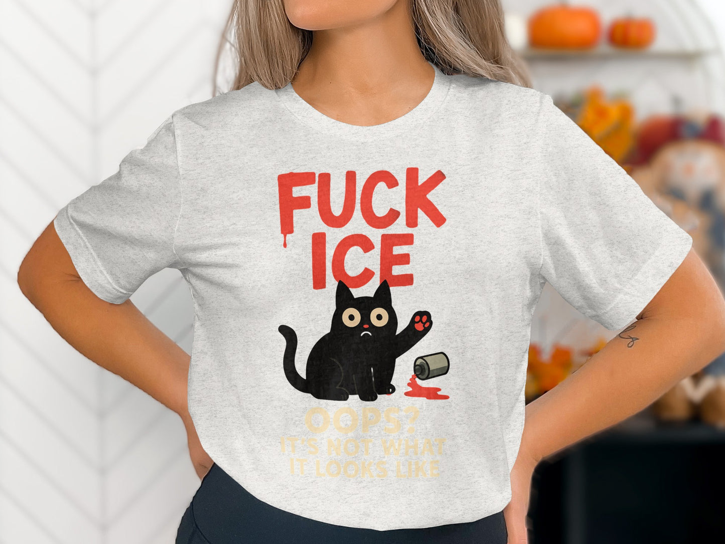 Funny Cat Themed Oops Not What It Looks Like Shirt product