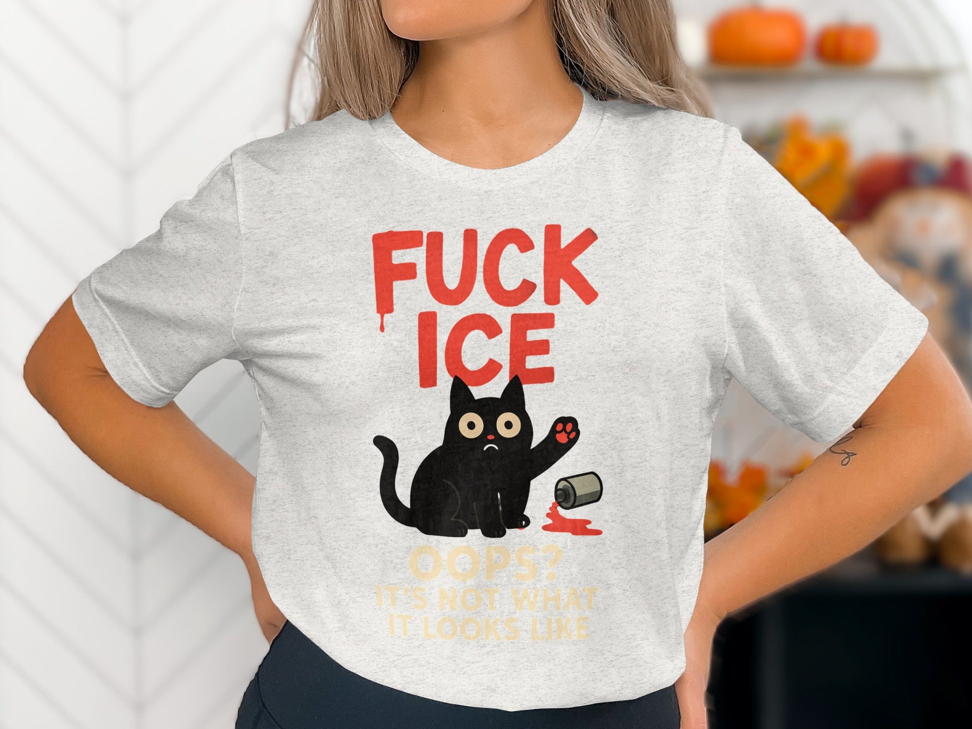 Funny Cat Themed Oops Not What It Looks Like Shirt product