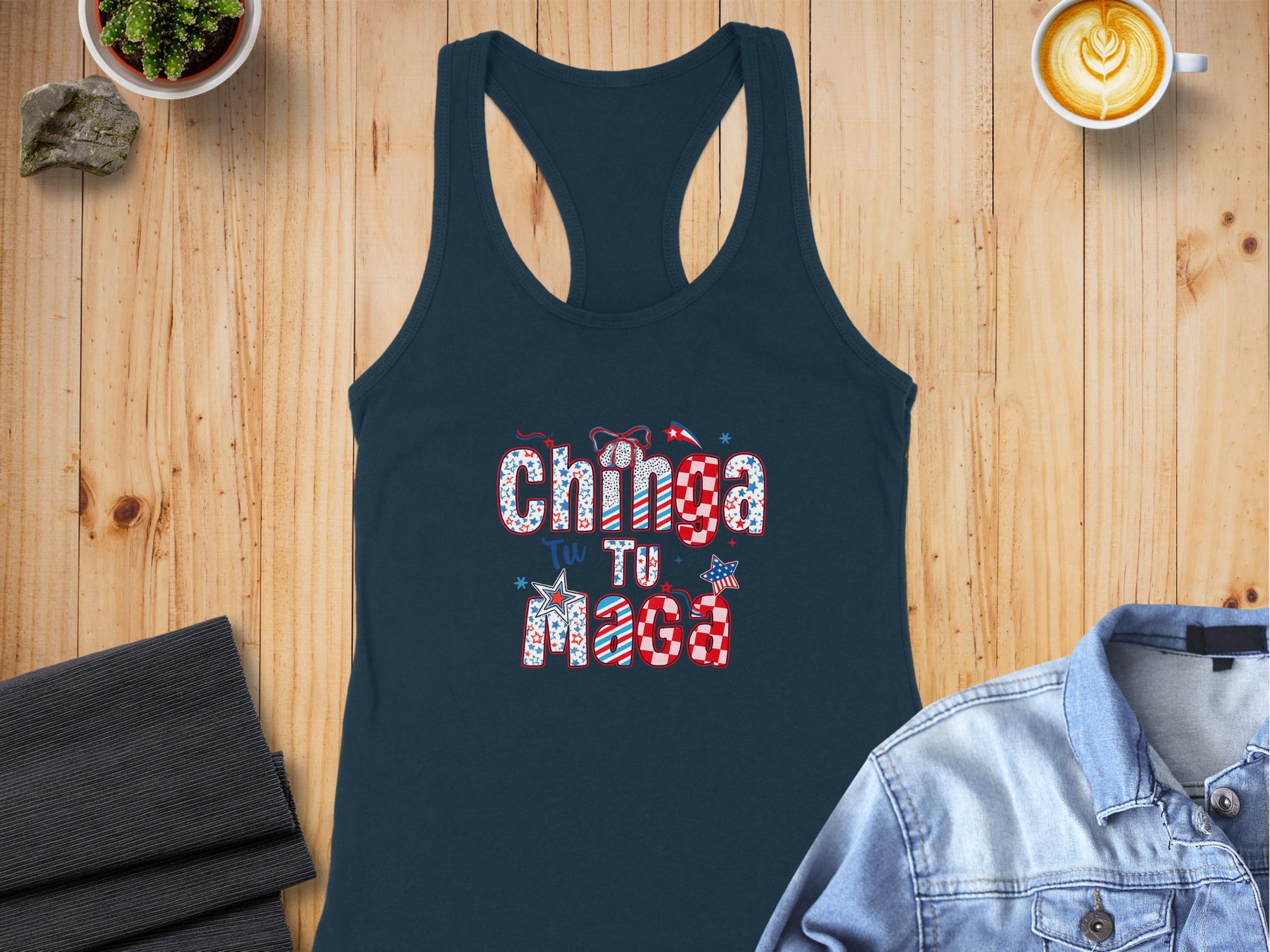 Chinga Tu Maga Graphic Print Tank Top product