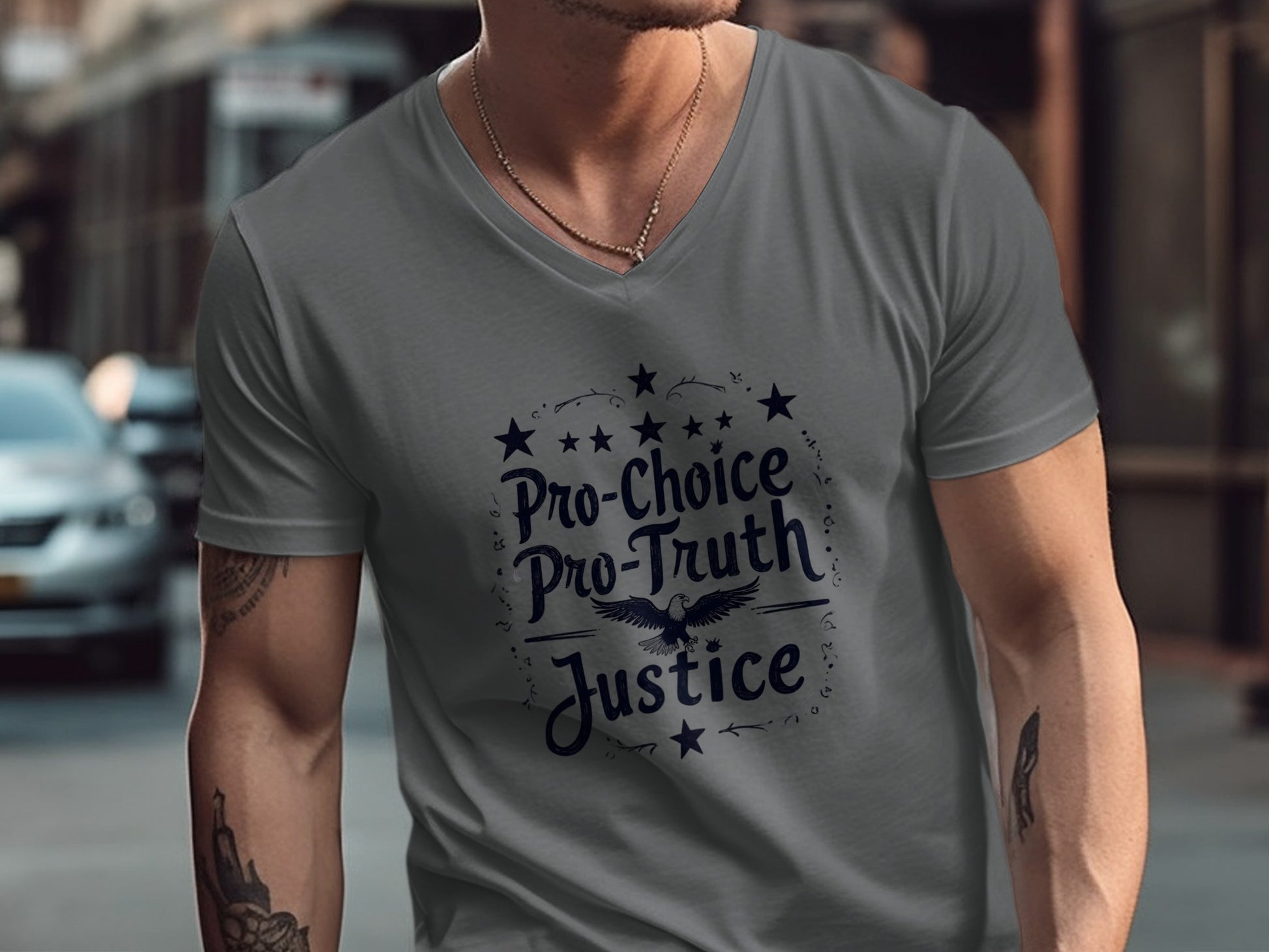 Pro-Choice Pro-Truth Justice Statement Shirt product type