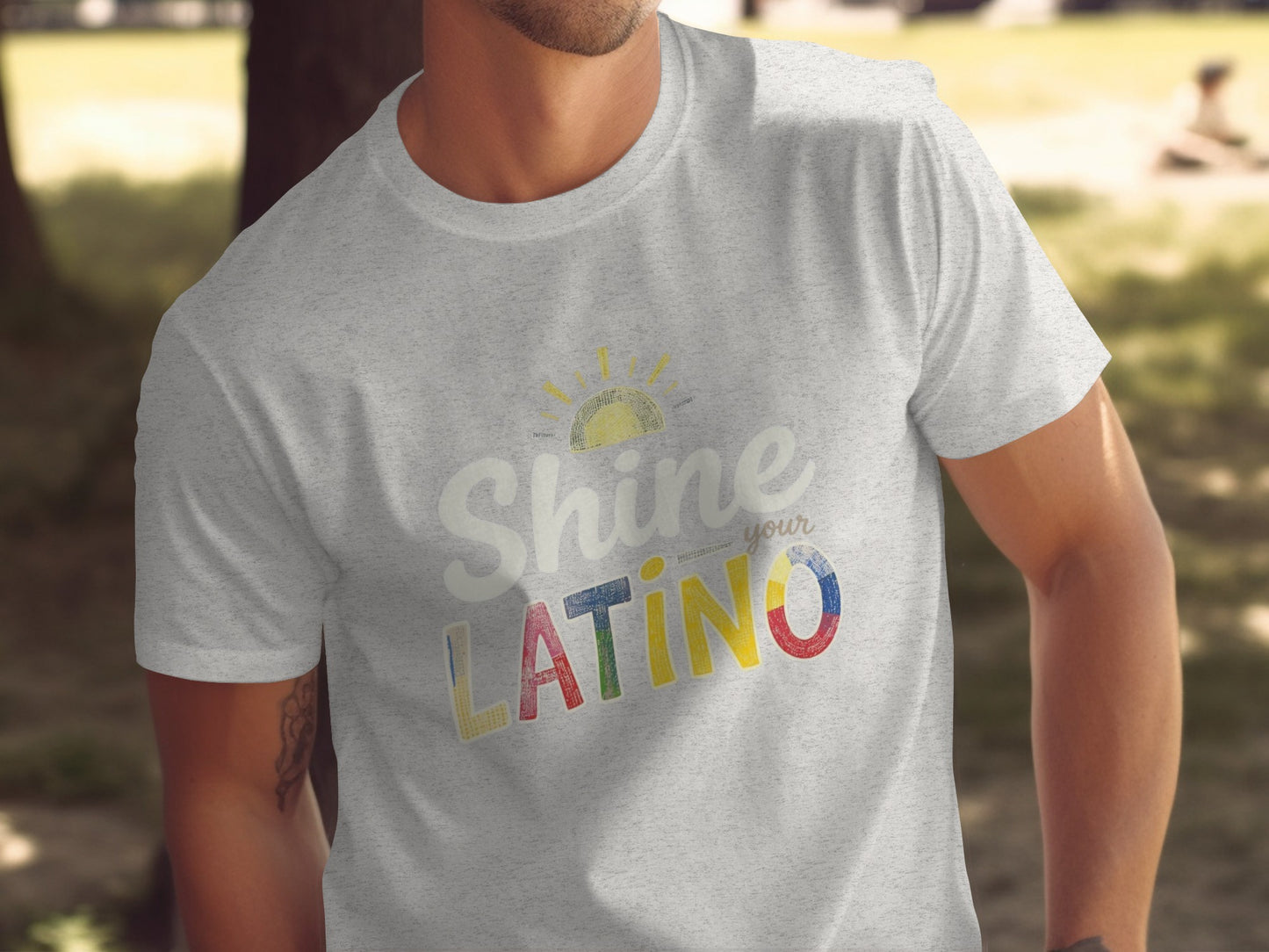 Shine Your Latino Graphic Tee Shirt Product